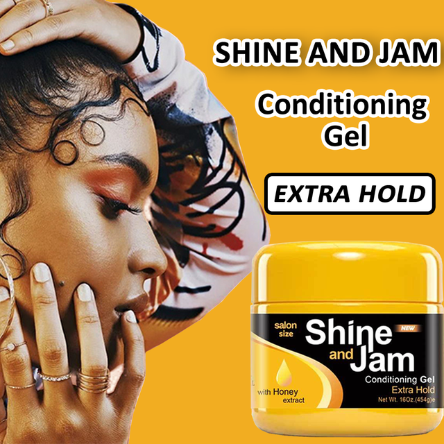 3Pcs Shine And Jam Extra Hold Braiders Styling Gel Anti-Frizz Edge Control  Conditioning Gel For Braiding,Twisting Wholesale 16OZ - AliExpress